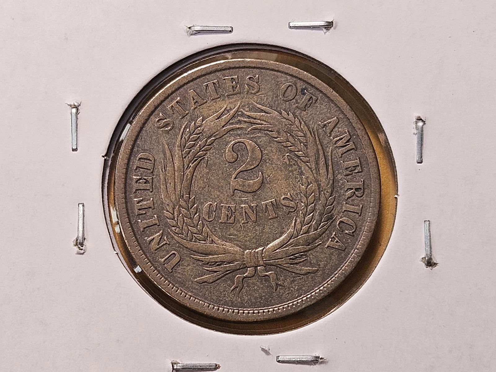 1864 Two Cent Piece - 4