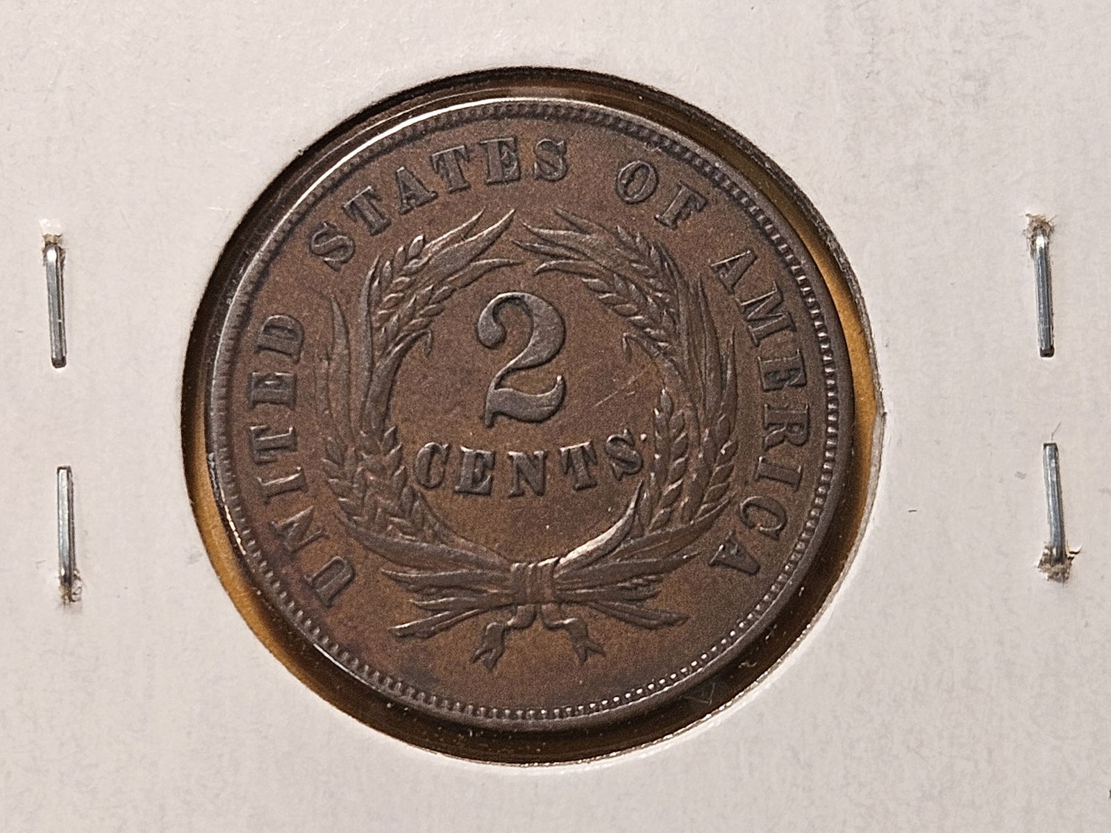 1864 Two Cent Piece - 4