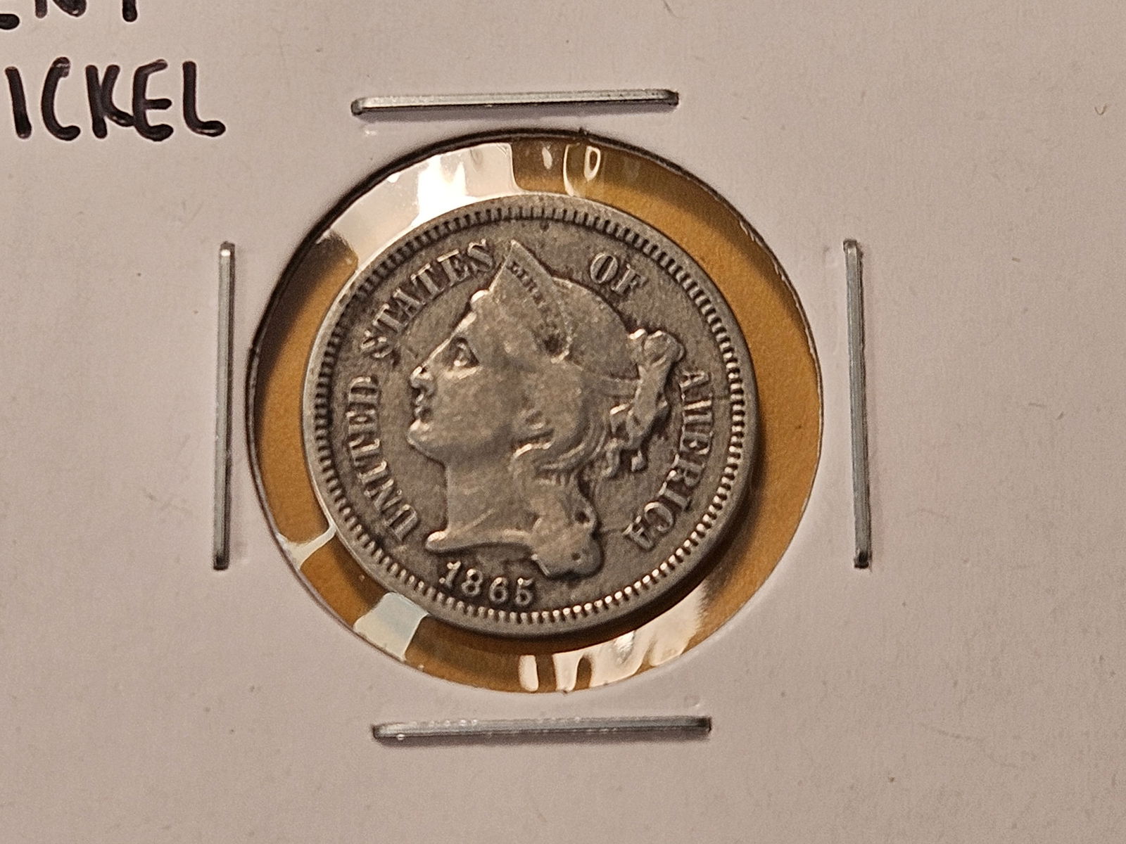 Three Circulated Three Cent Nickels - 4