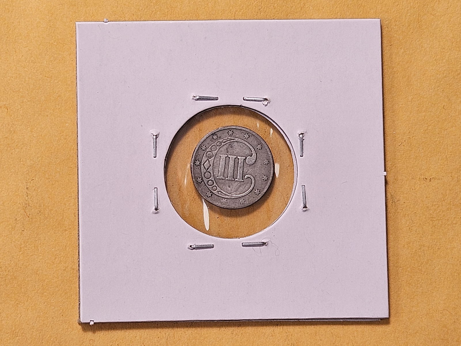 1852 Three Cent Silver - 3