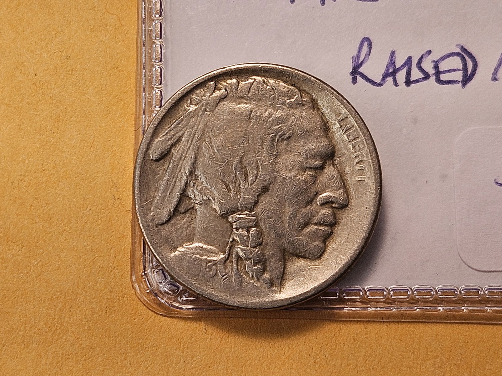 Semi-Key Date 1913-S Type 1 Buffalo Nickel: With readable date and almost full horn! 
