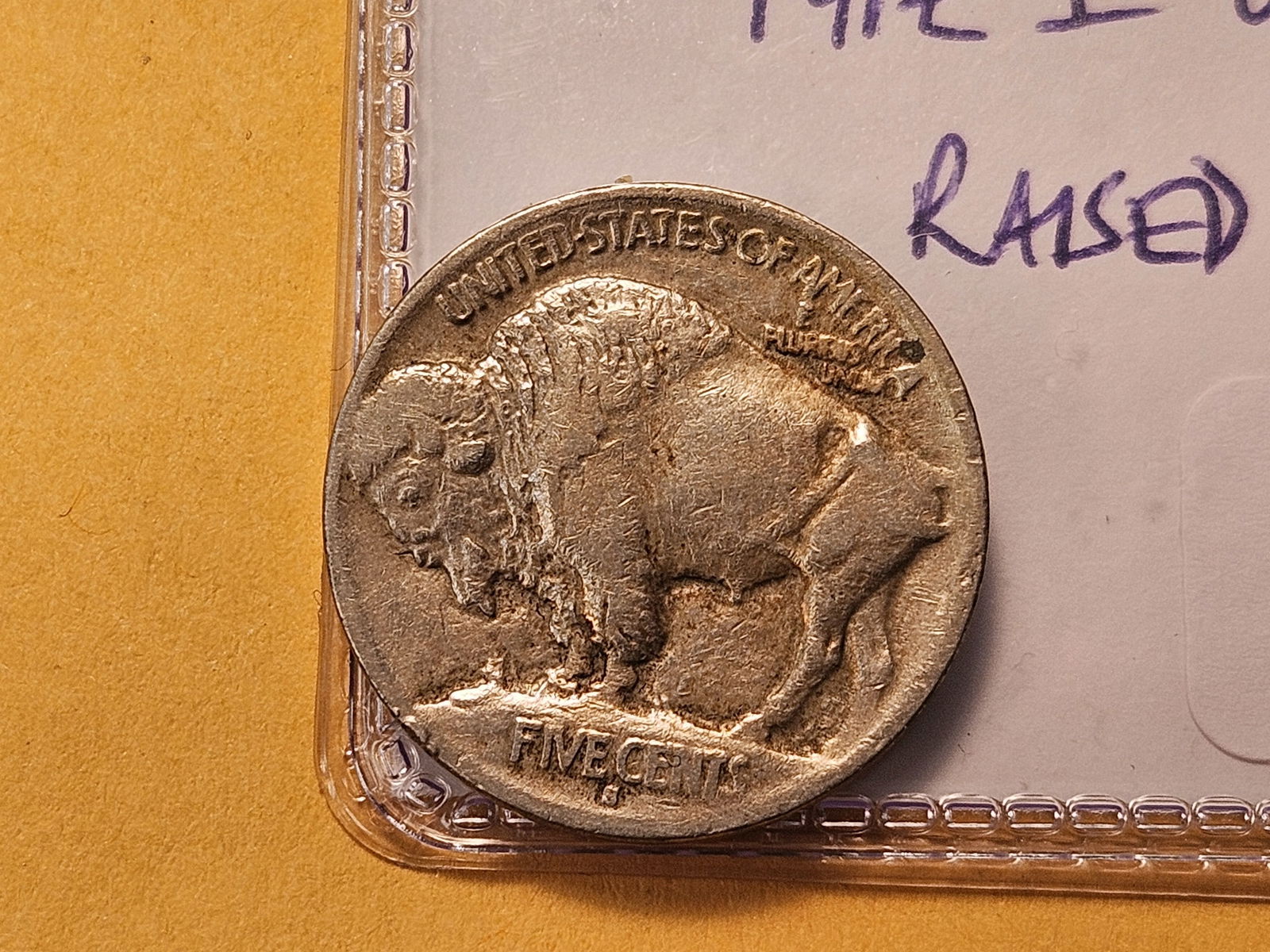 Semi-Key Date 1913-S Type 1 Buffalo Nickel - 4