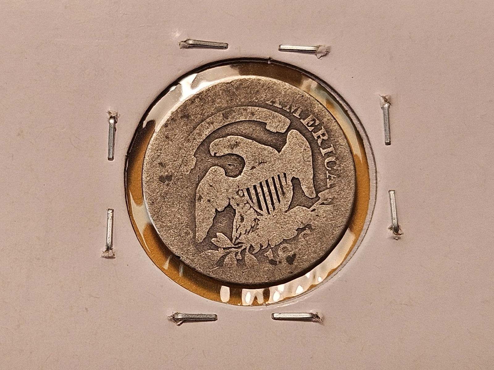 Two Circulated Bust Silver Dimes - 5