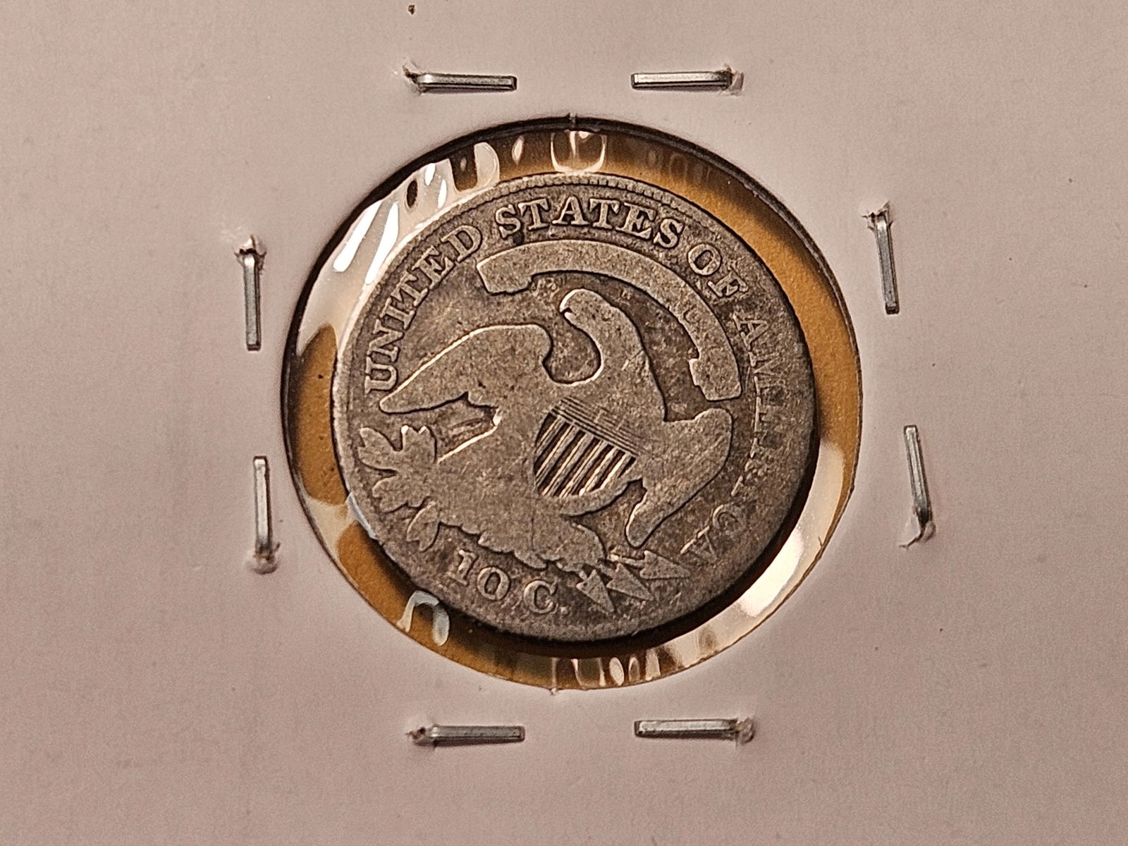 Two Circulated Bust Silver Dimes - 6