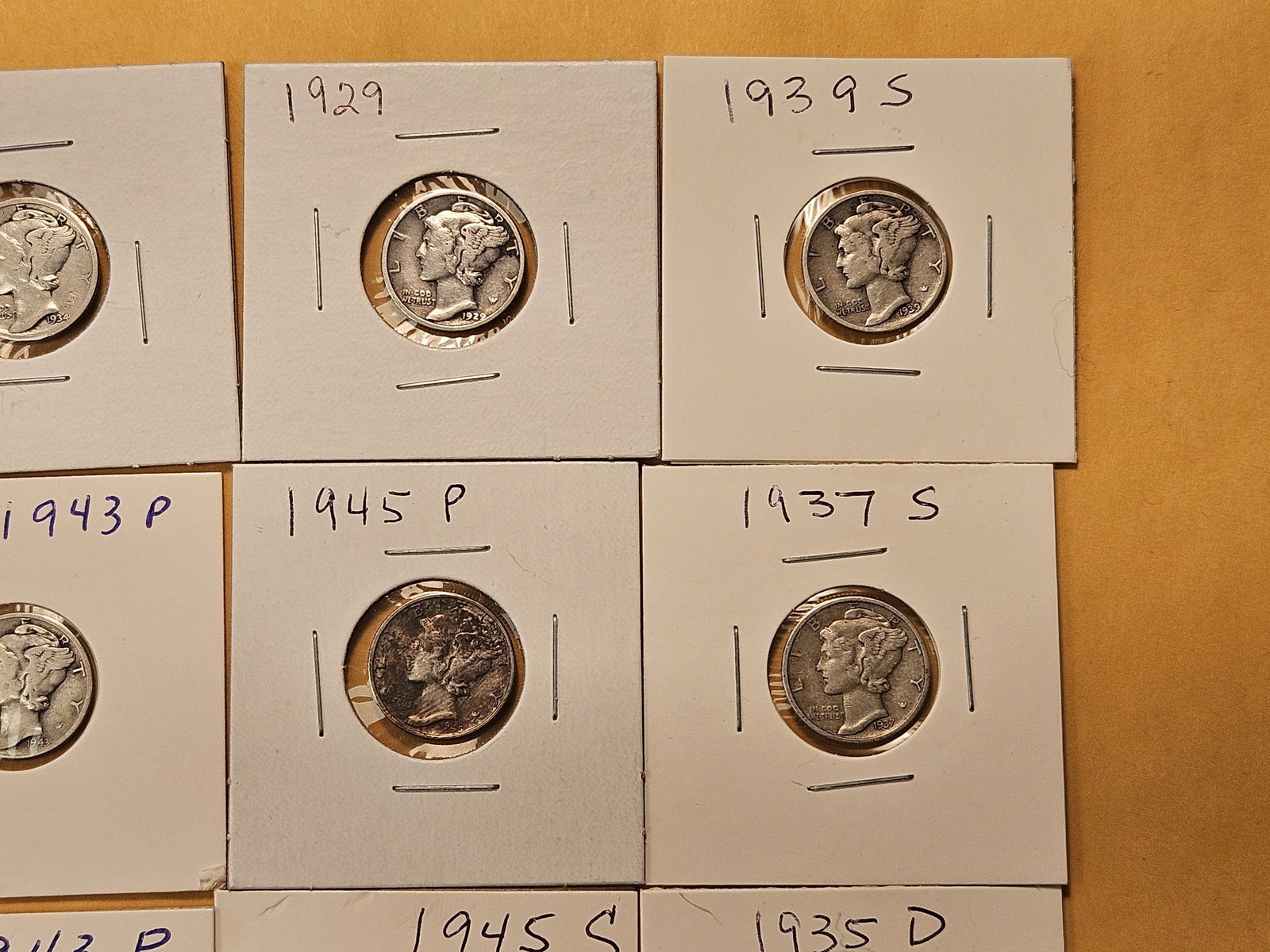 Twenty Mixed Mercury Silver Dimes - 3