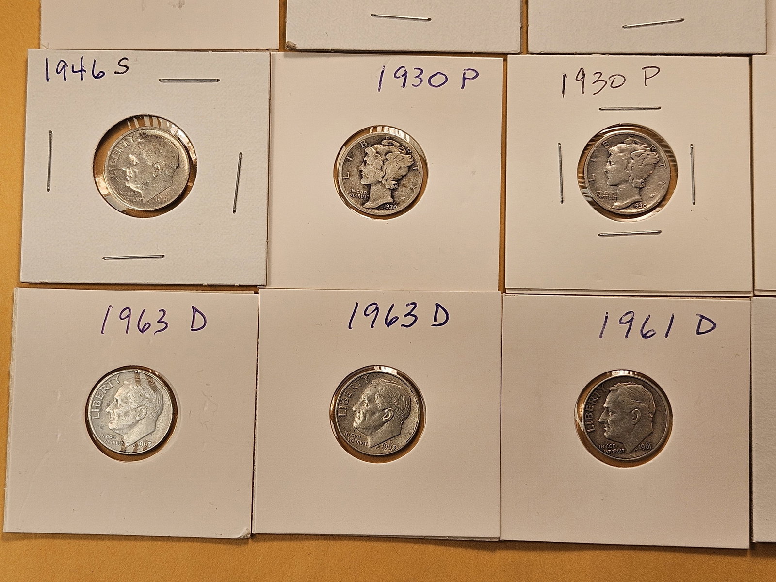Twenty Mixed US Silver Dimes - 4