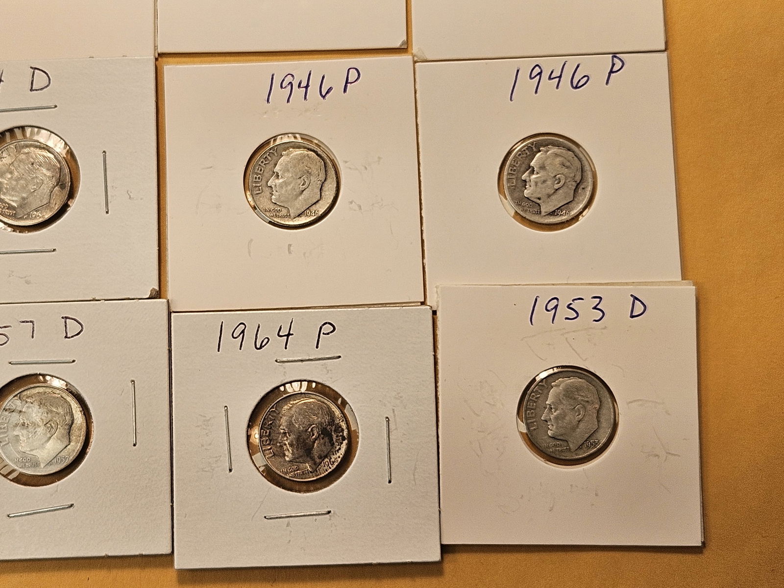 Twenty Mixed Roosevelt Silver Dimes - 5