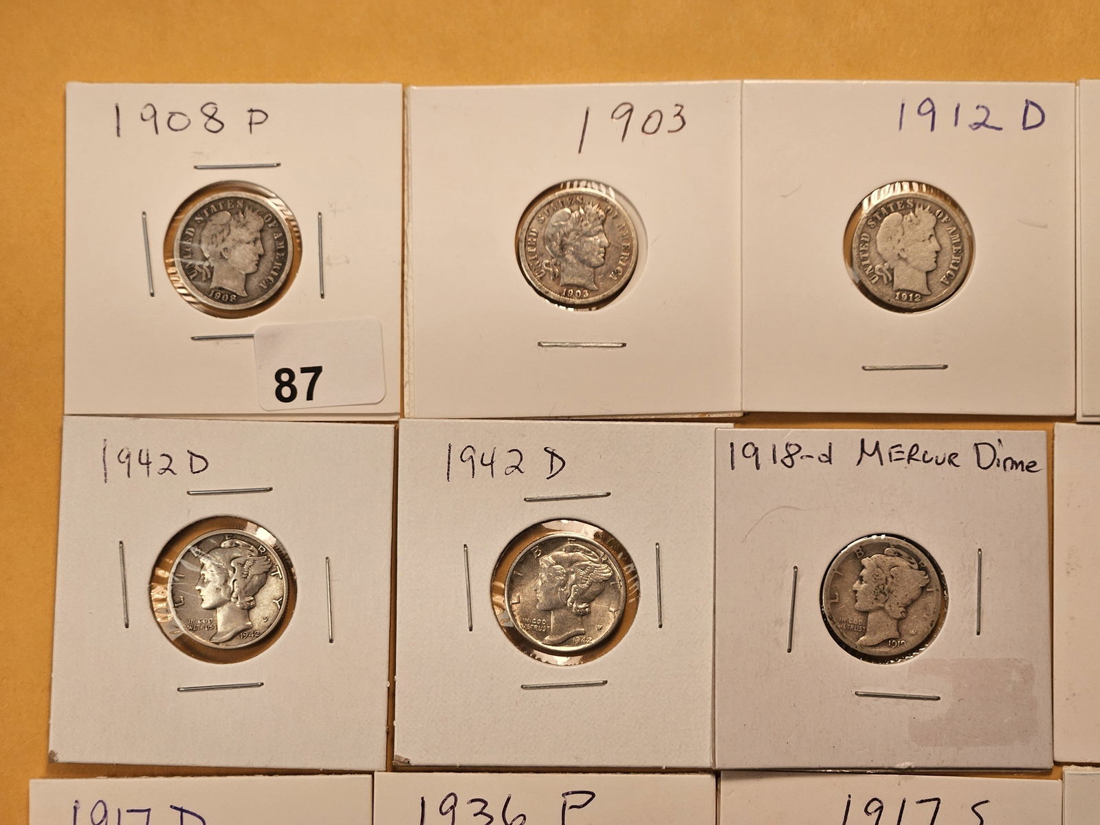 Twenty Mixed US Silver Dimes - 2