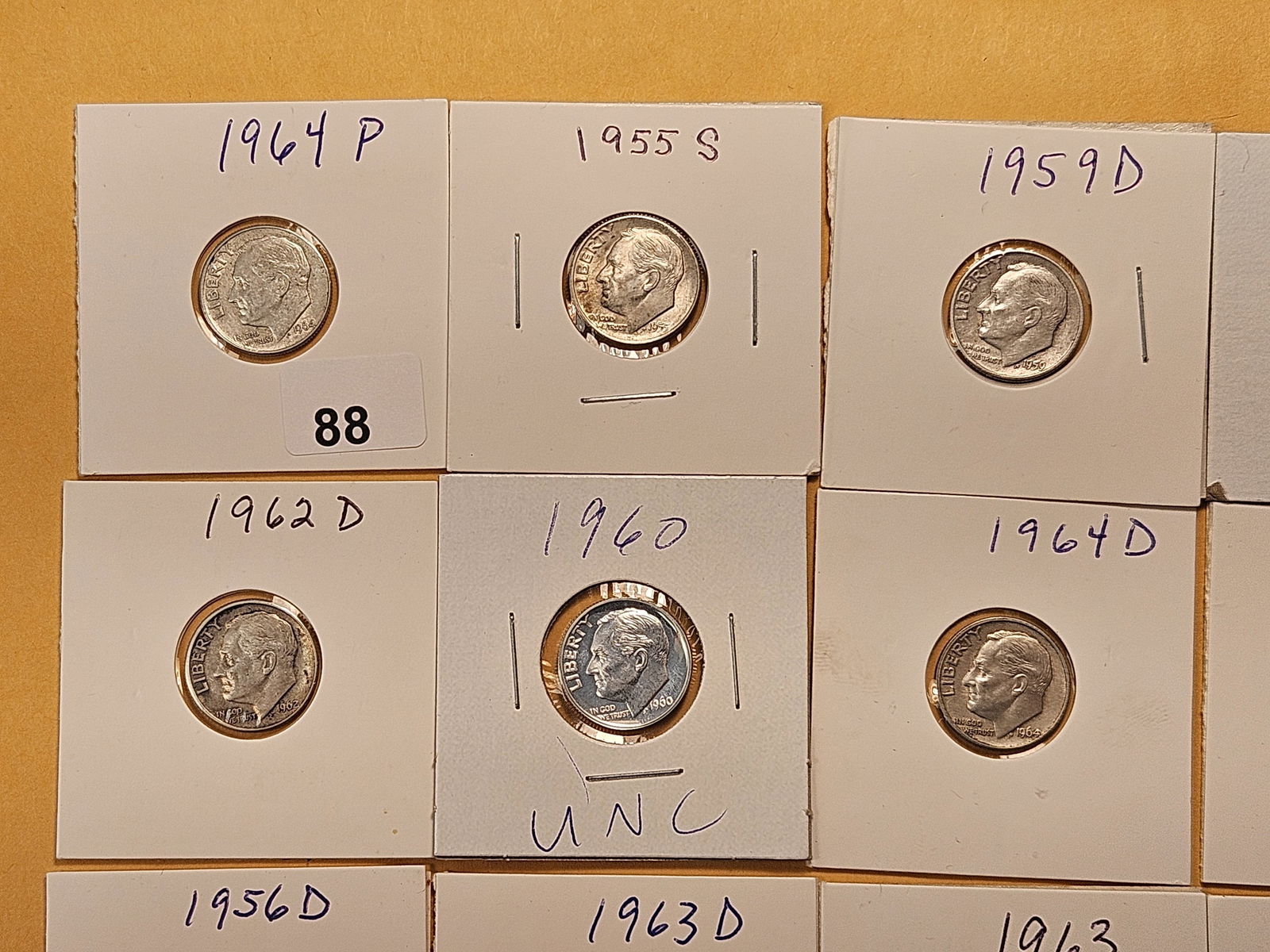 Twenty Mixed Roosevelt Silver Dimes - 2