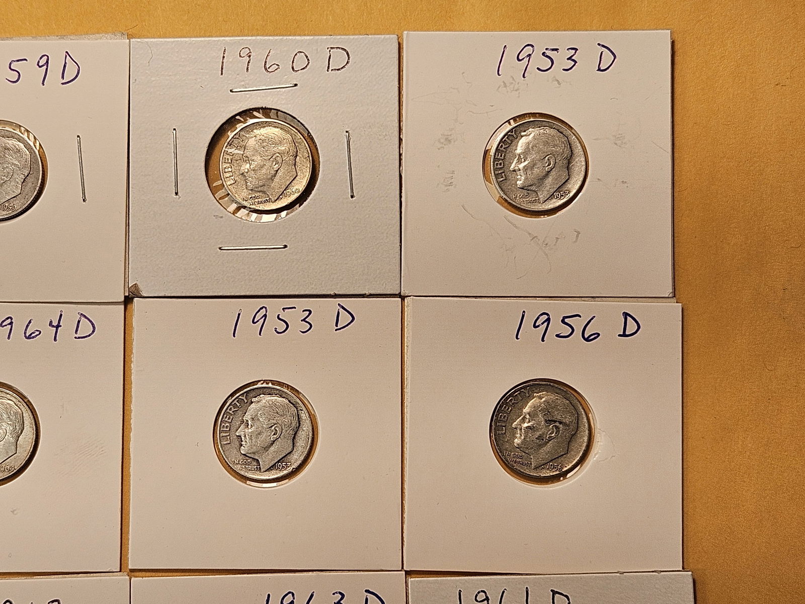 Twenty Mixed Roosevelt Silver Dimes - 3