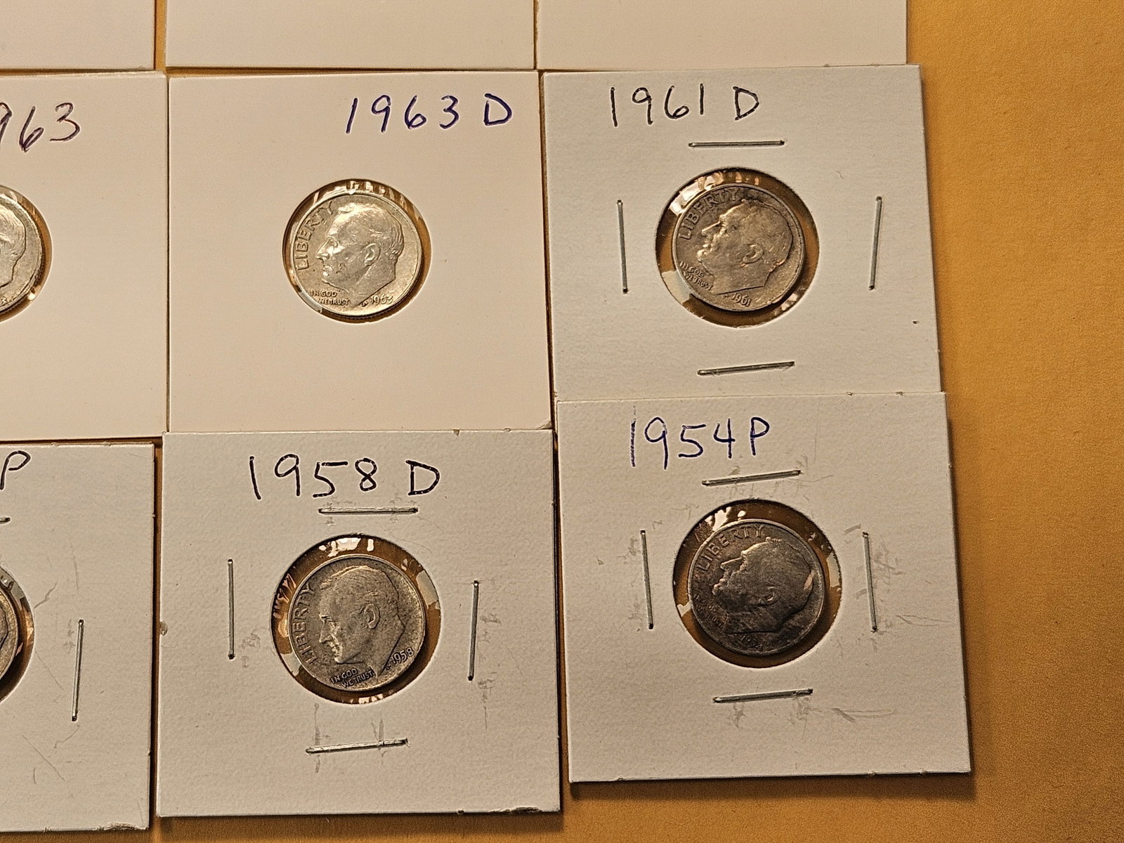 Twenty Mixed Roosevelt Silver Dimes - 5