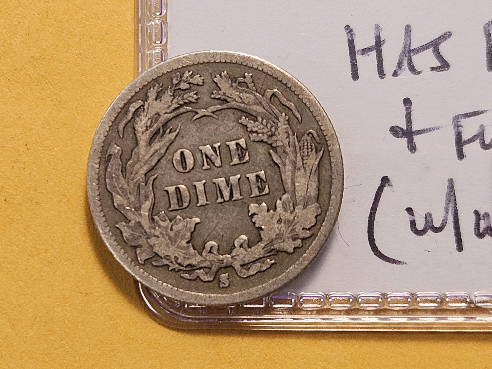 1888-S Seated Liberty Silver Dime - 4