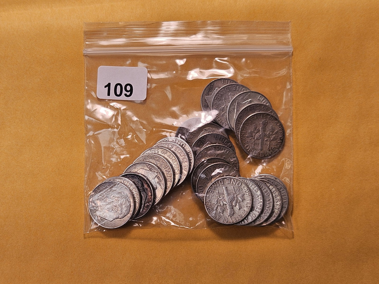 Twenty Five Mixed Roosevelt Silver Dimes - 3