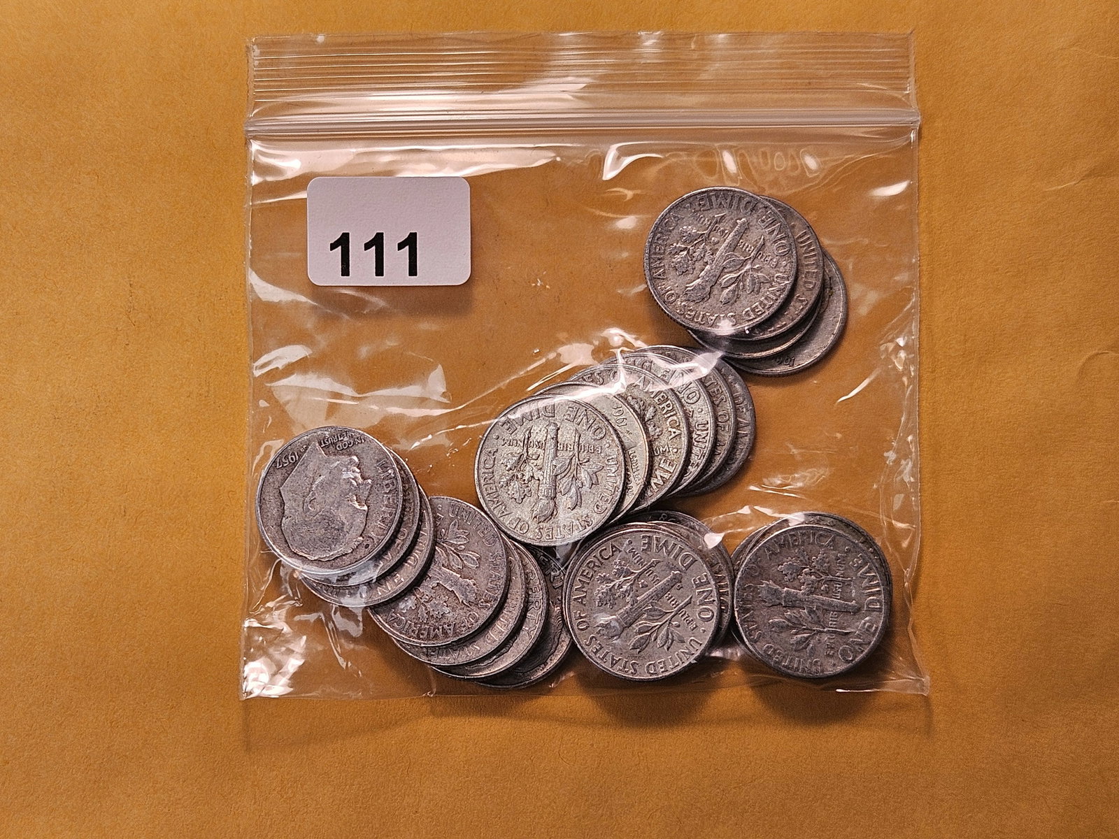 Twenty Five Mixed Roosevelt Silver Dimes - 3