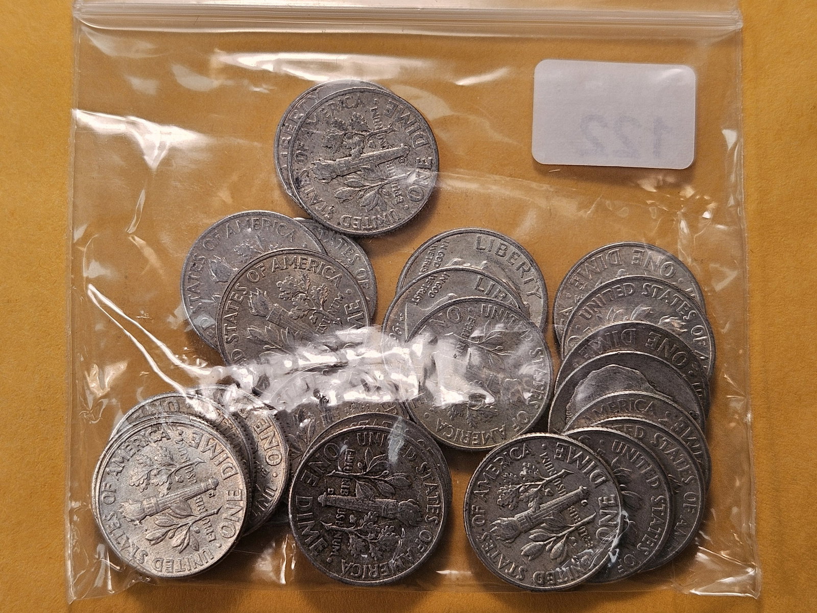 Twenty Five Mixed Roosevelt Silver Dimes - 3