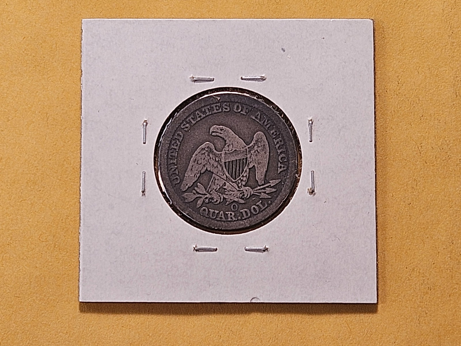 1857-O Seated Liberty Silver Quarter - 3
