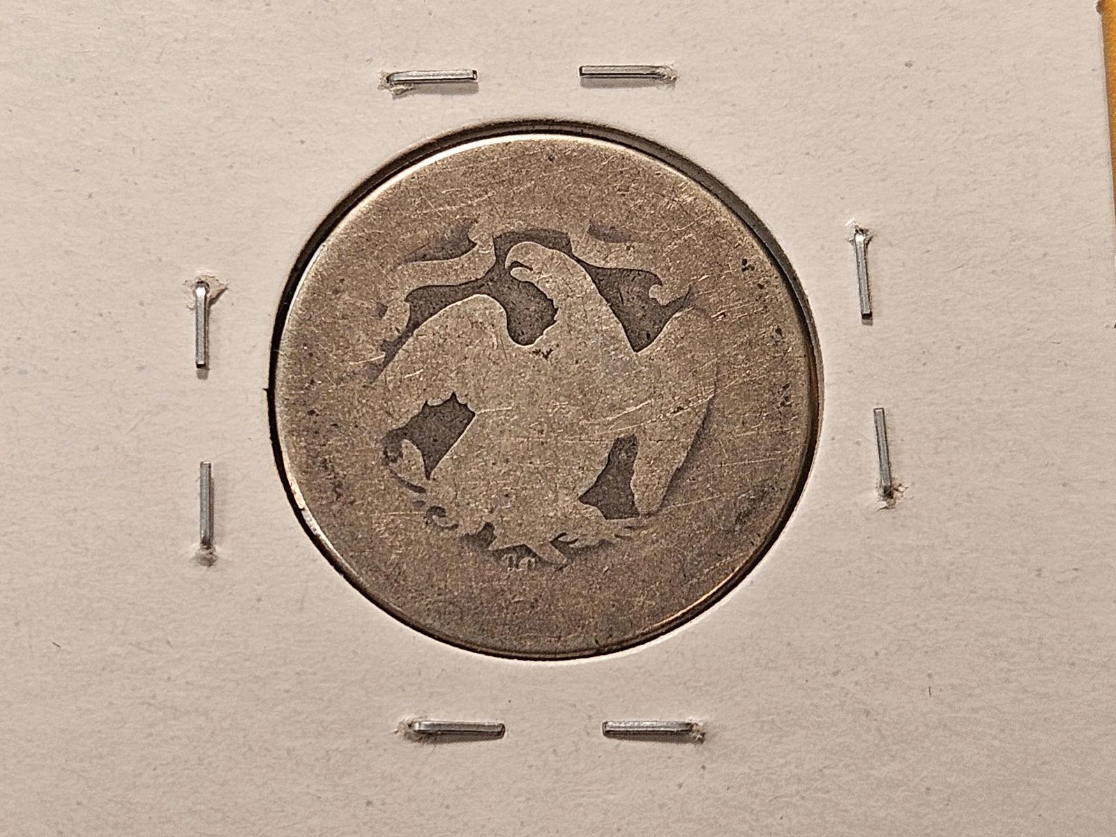 Three Circulated Seated Liberty Silver Quarters - 7