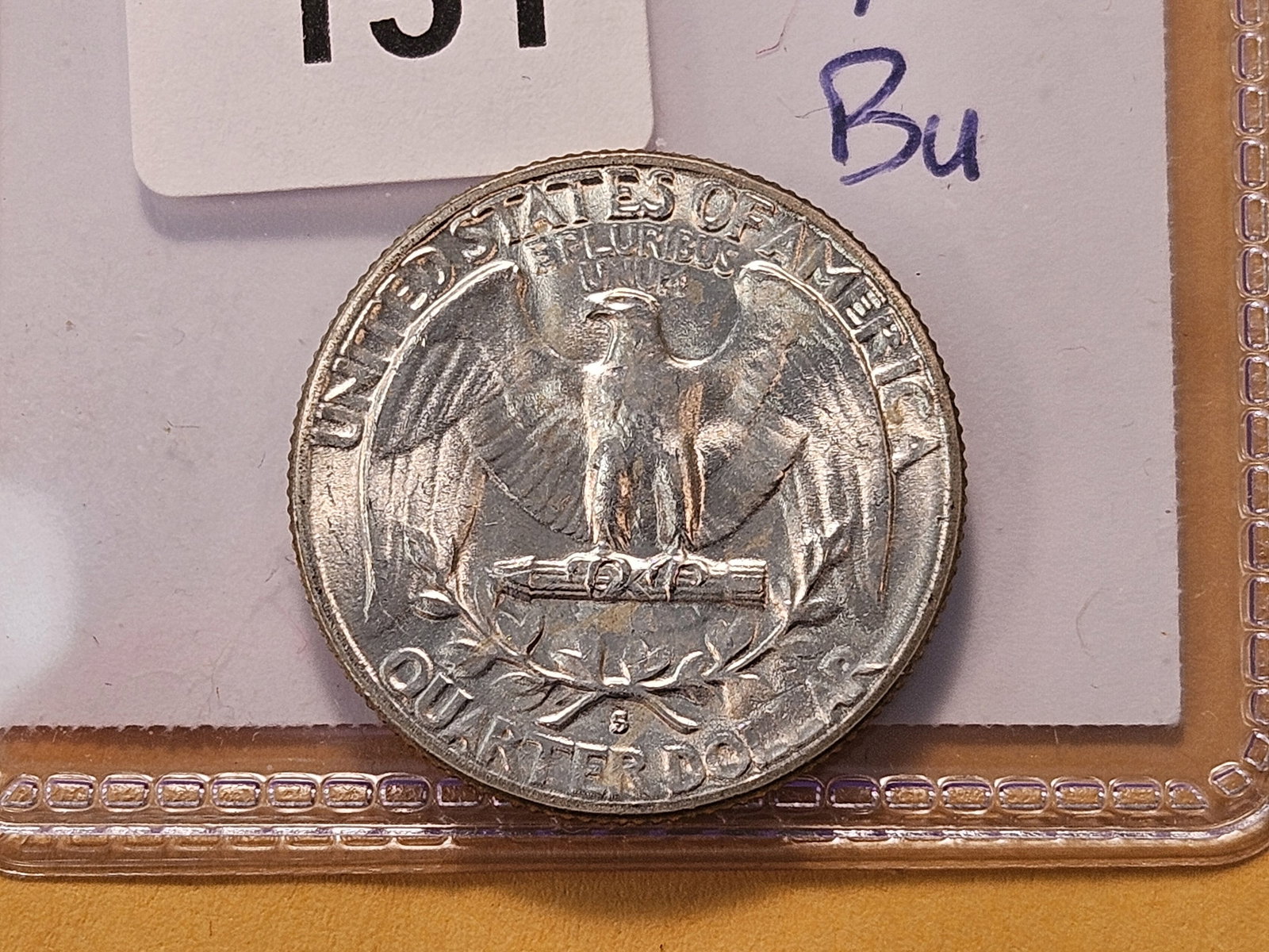 Better Grade 1954-S Washington Silver Quarter - 4