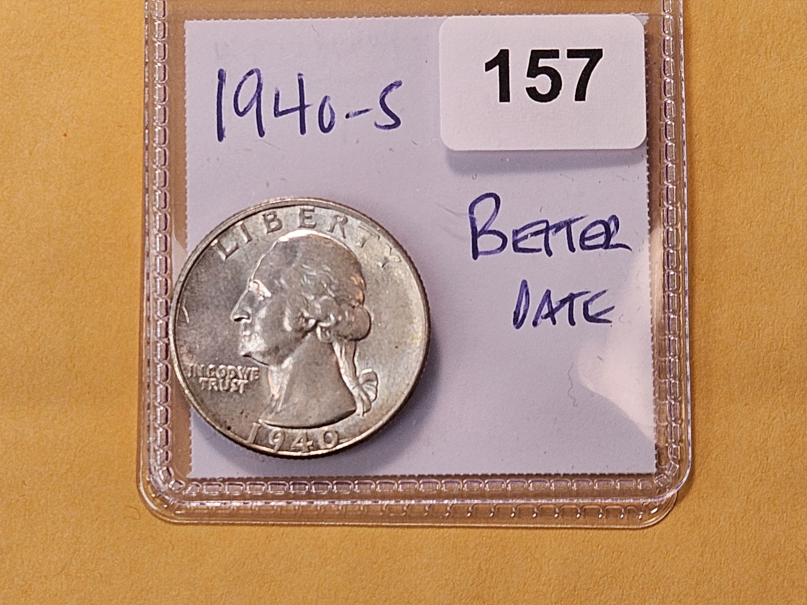 Better Grade 1940-S Washington Silver Quarter - 2