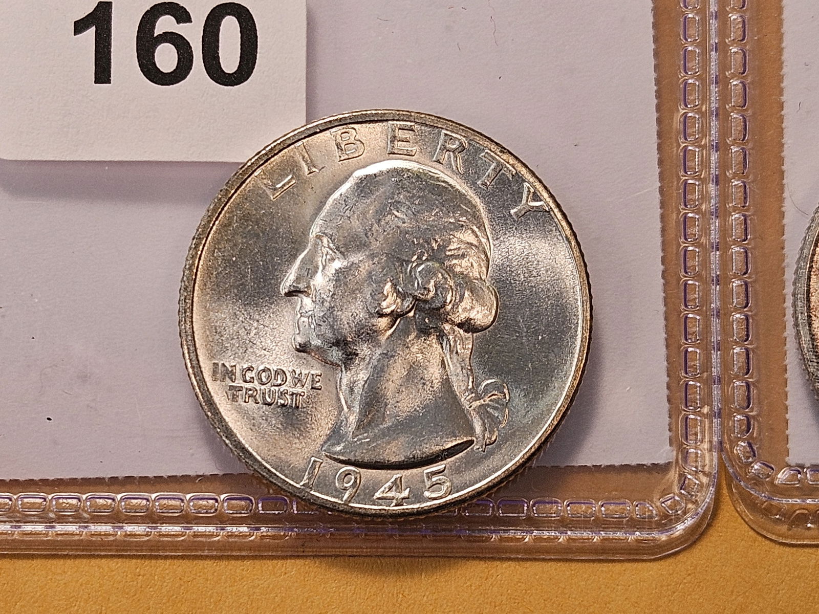 Two Choice Brilliant Uncirculated Washington Silver Quarters - 2