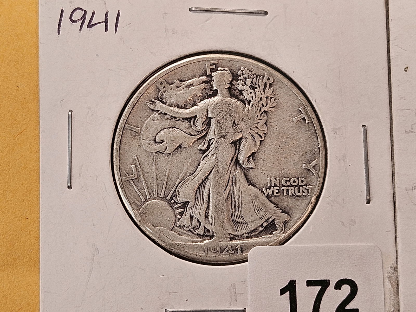 Three Circulated Walking Liberty Silver Half Dollars - 2