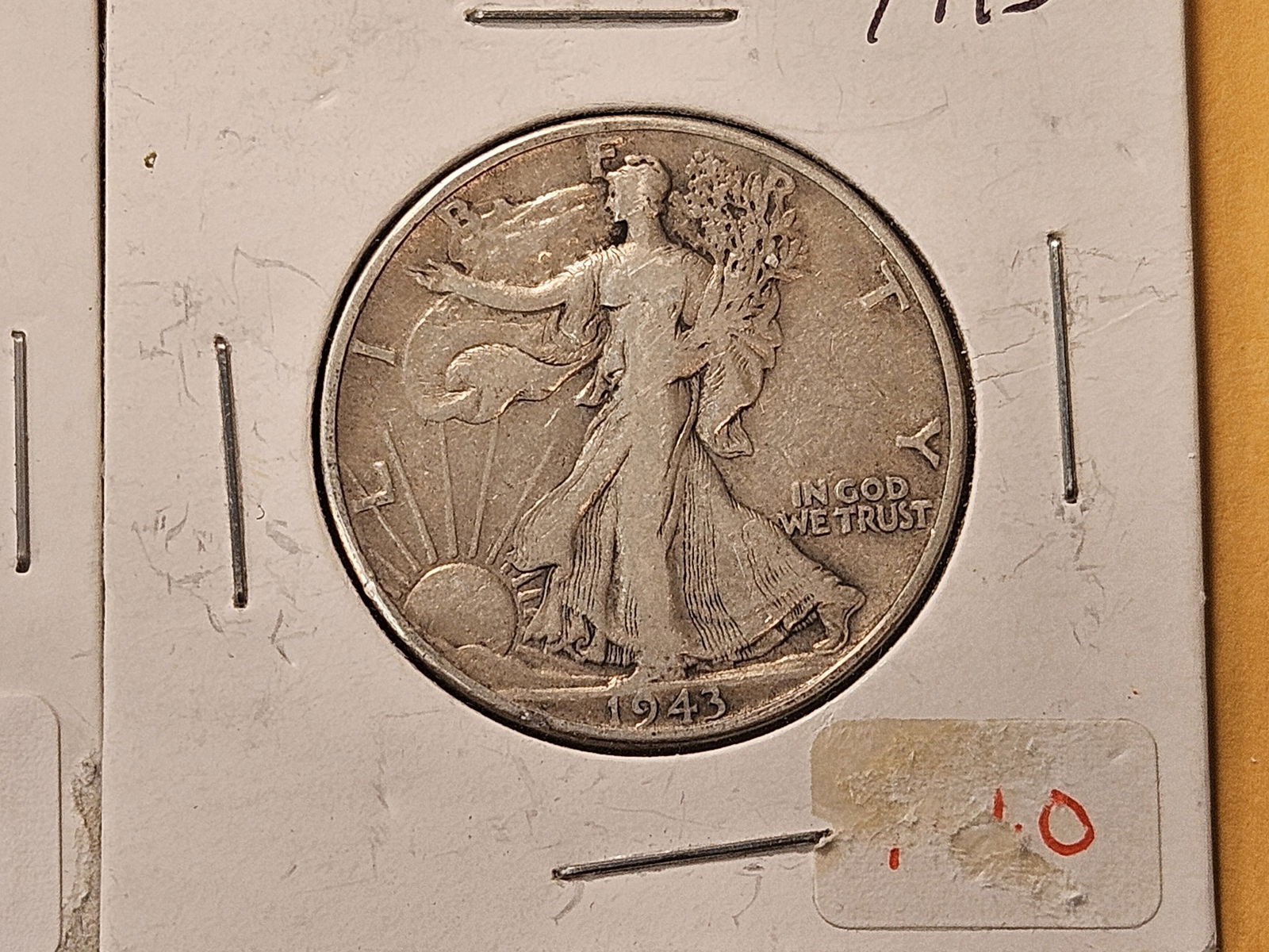 Three Circulated Walking Liberty Silver Half Dollars - 3