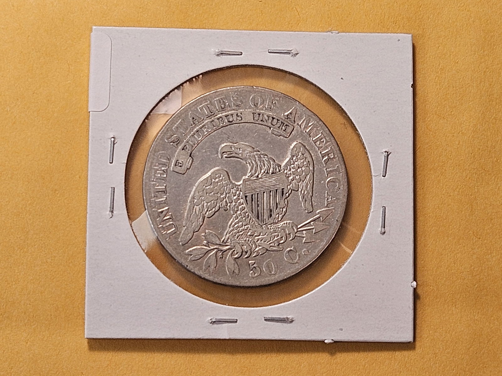 1833 Capped Bust Silver Half Dollar - 4