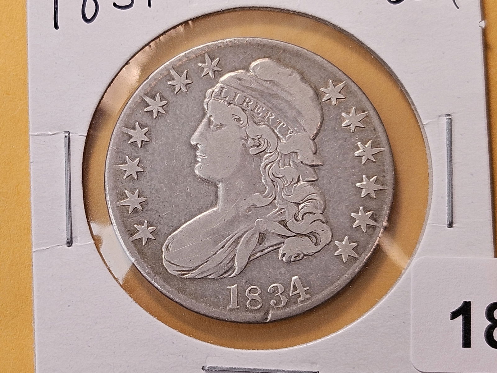 1834 Capped Bust Silver Half Dollar (1 of 4)