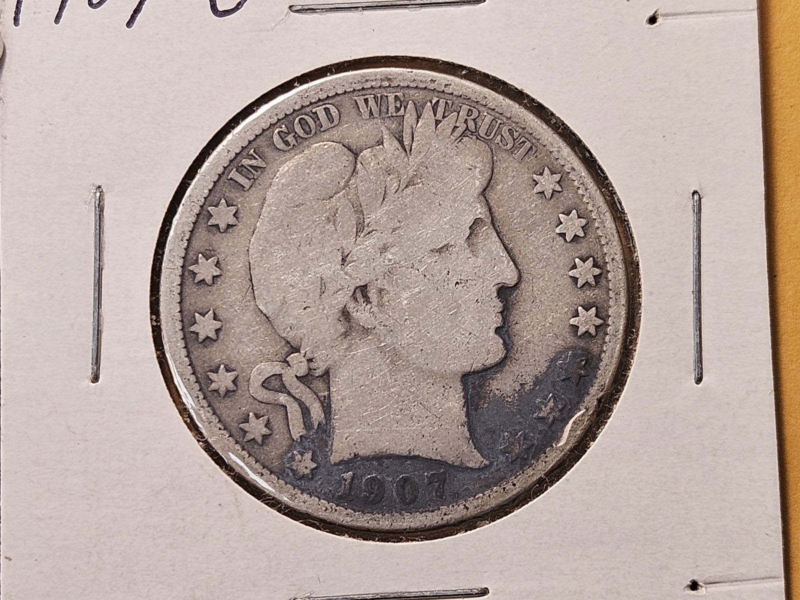 Two Circulated Barber Silver Half Dollars - 3