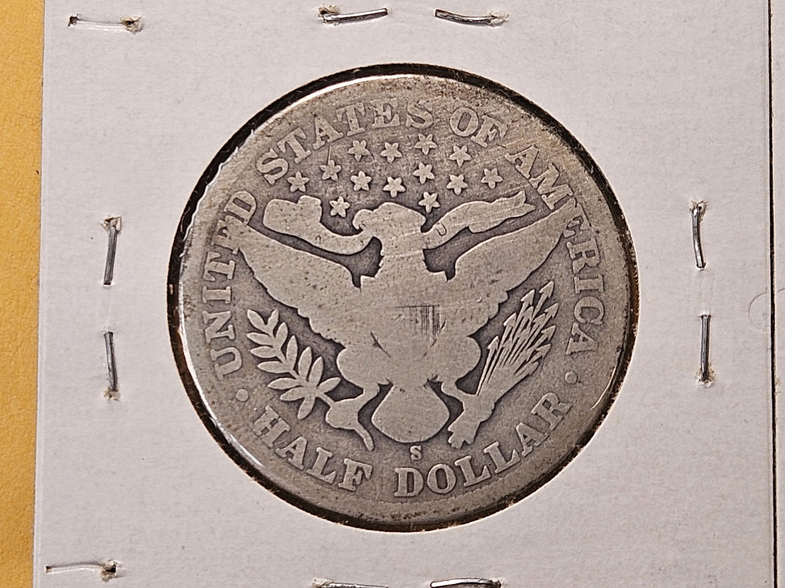 Two Circulated Barber Silver Half Dollars - 5