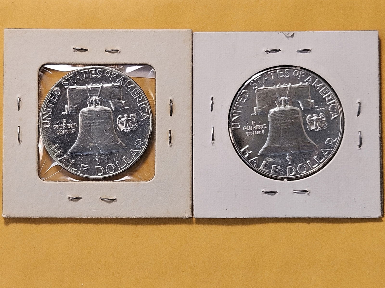 Two GEM Proof Franklin Silver Half Dollars - 4