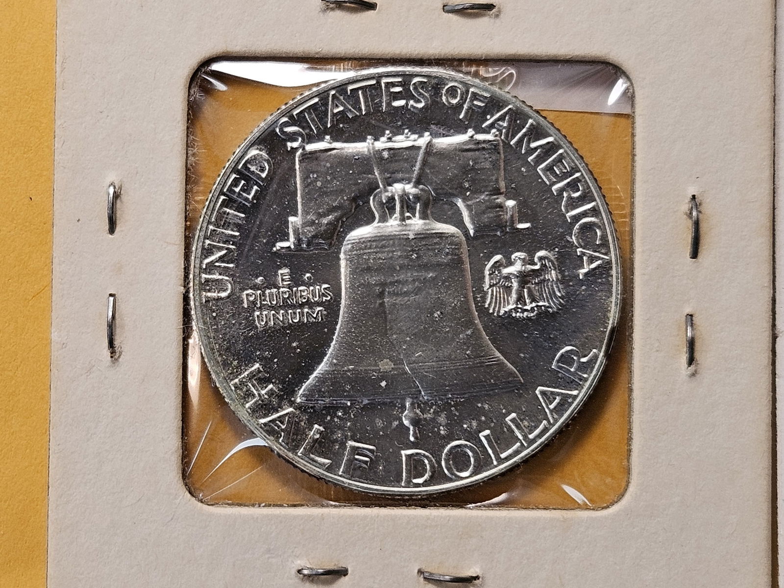 Two GEM Proof Franklin Silver Half Dollars - 5