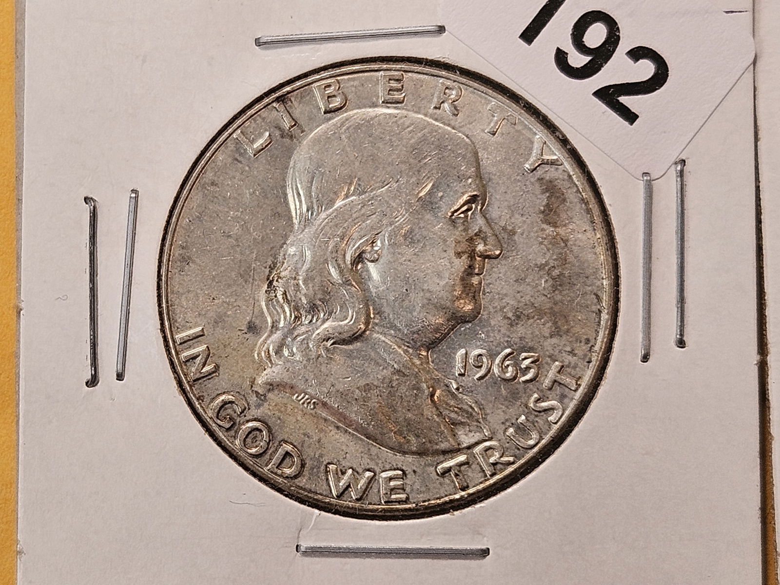 Three Circulated Franklin Silver Half Dollars - 2