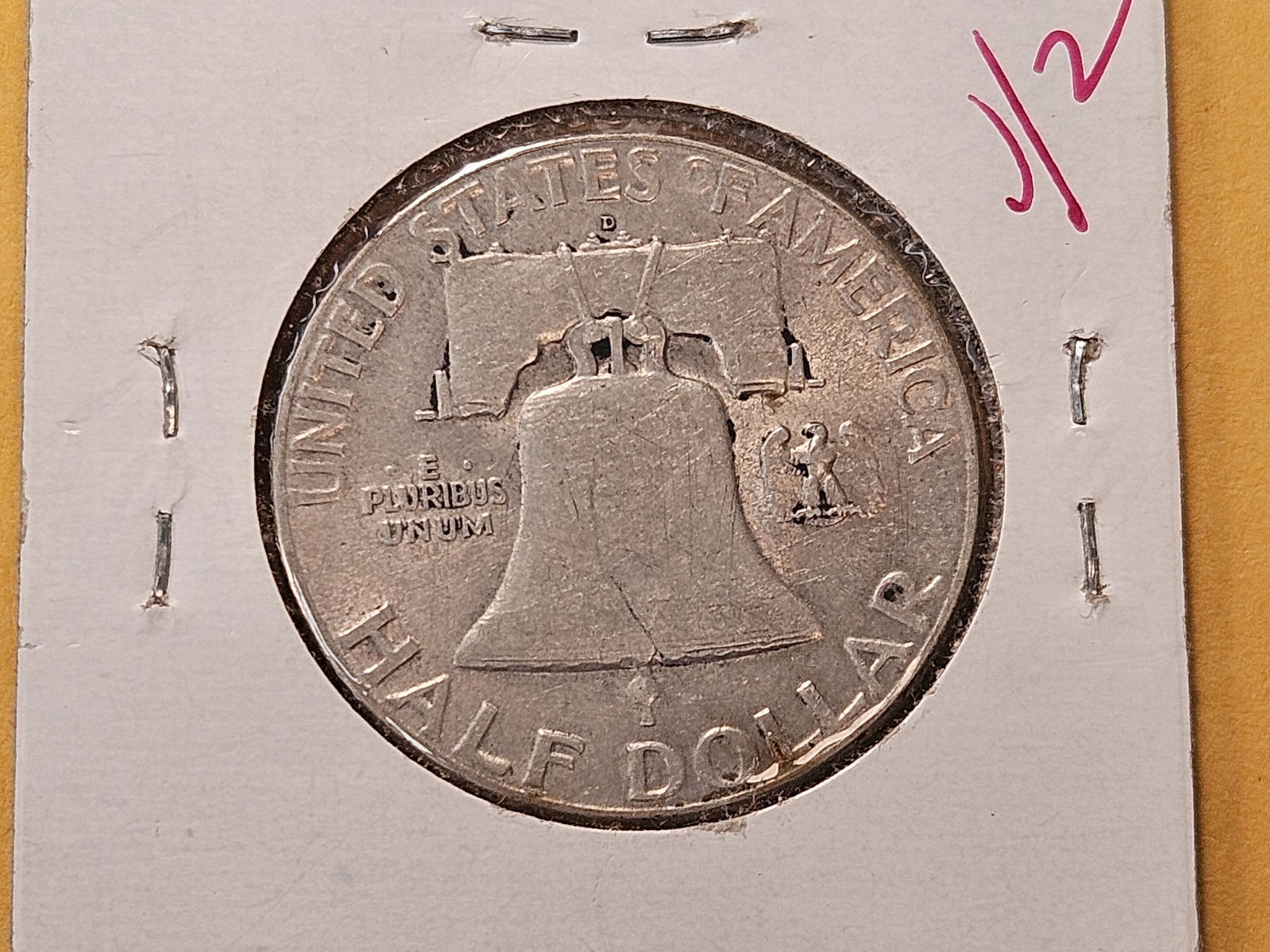 Three Circulated Franklin Silver Half Dollars - 8