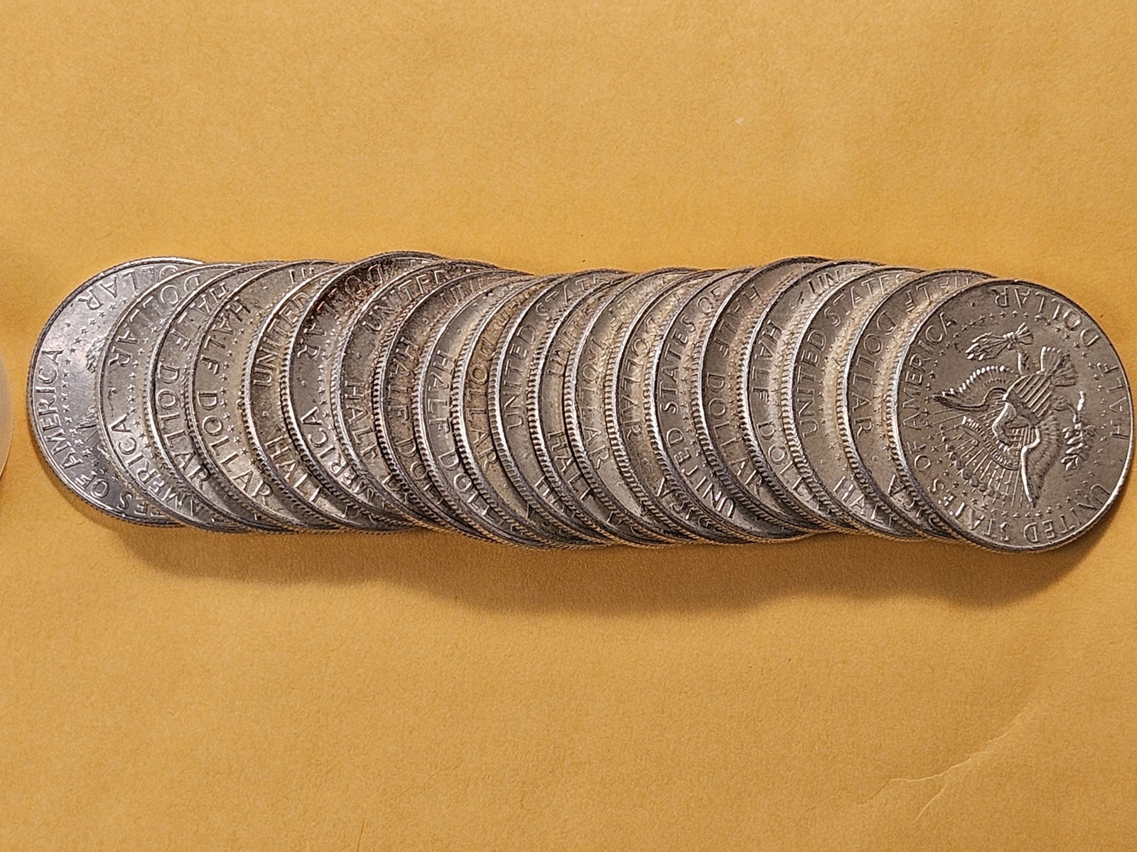 Roll of Twenty 1964 Kennedy Silver Half Dollars - 3