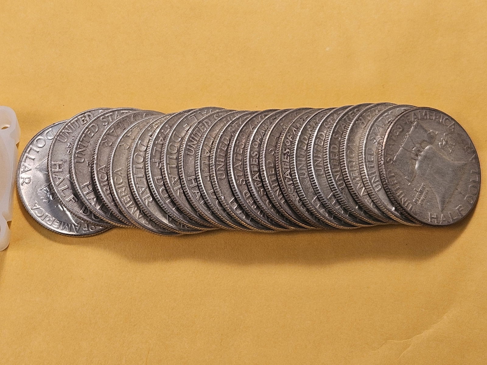Roll of Twenty Circulated Franklin Silver Half Dollars - 3