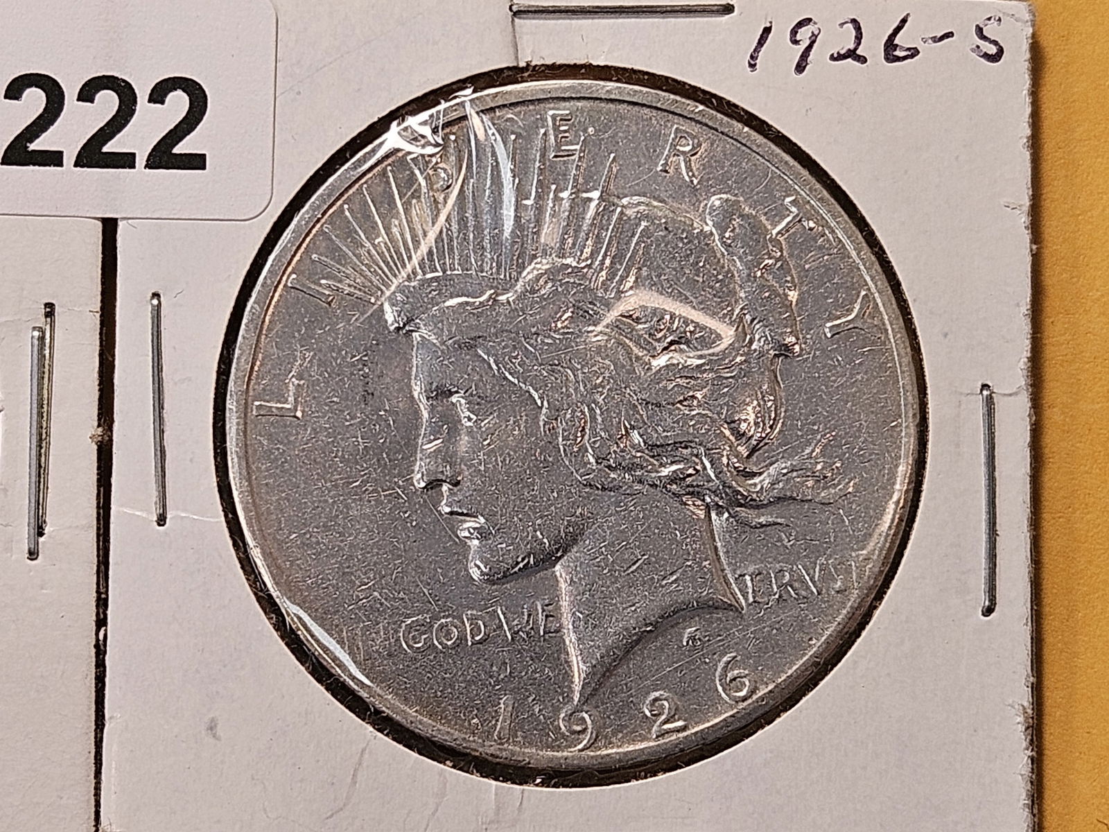 1921 Morgan and 1926-S Peace Silver Dollars - 3