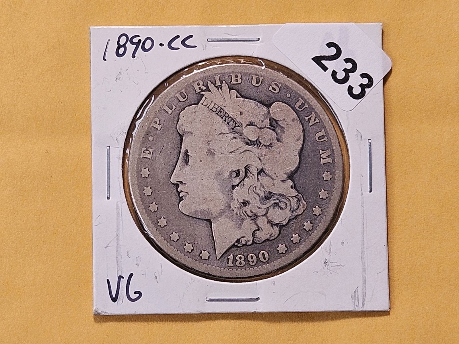 KEY DATE! 1890-CC Morgan Silver Dollar - 2