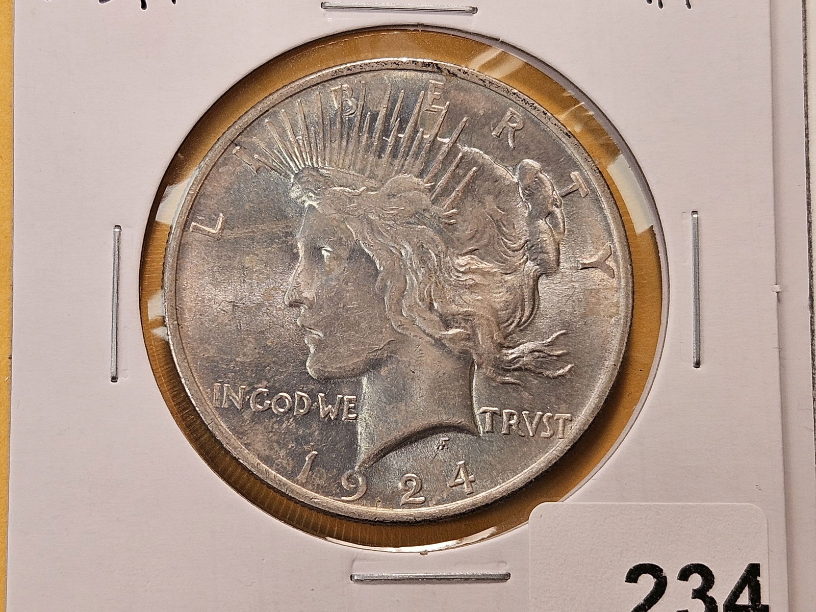 1922 and 1924 Peace Silver Dollars - 2