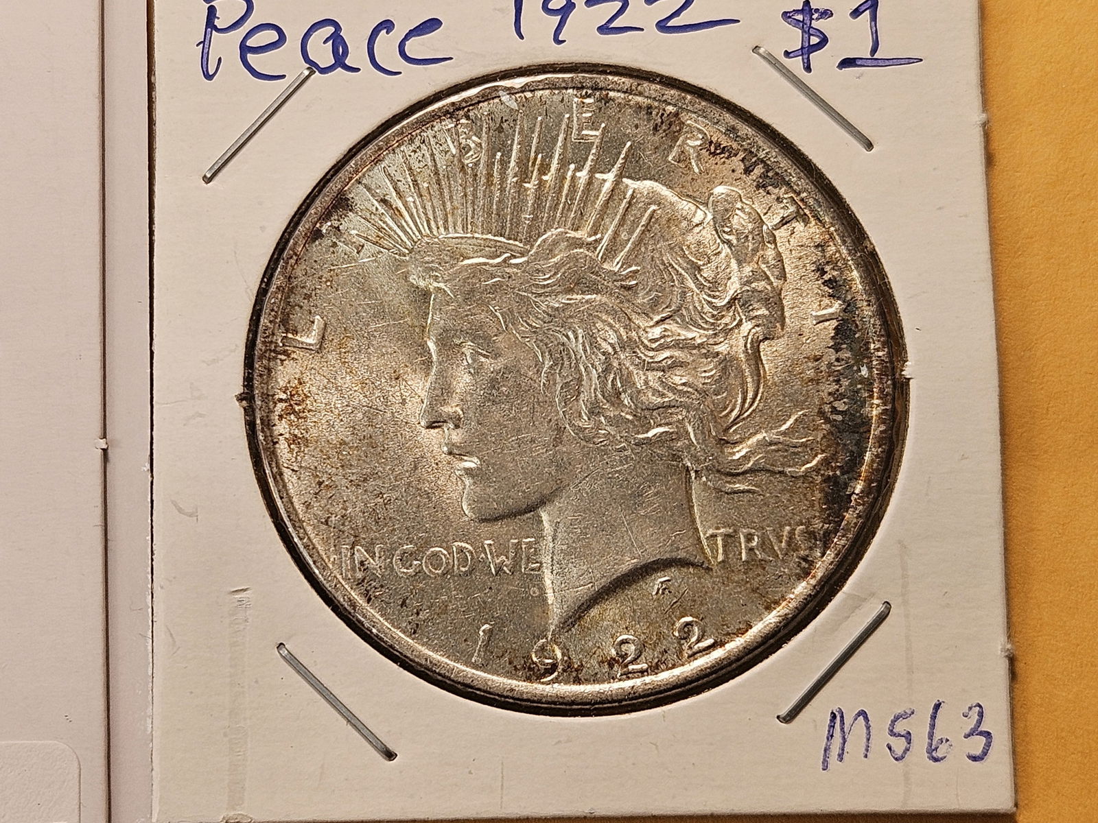 1922 and 1924 Peace Silver Dollars - 3