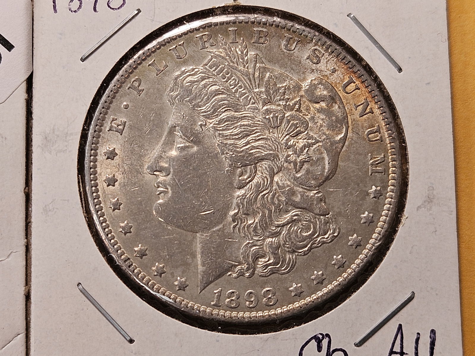 Two Brilliant About Uncirculated Morgan Silver Dollars - 3