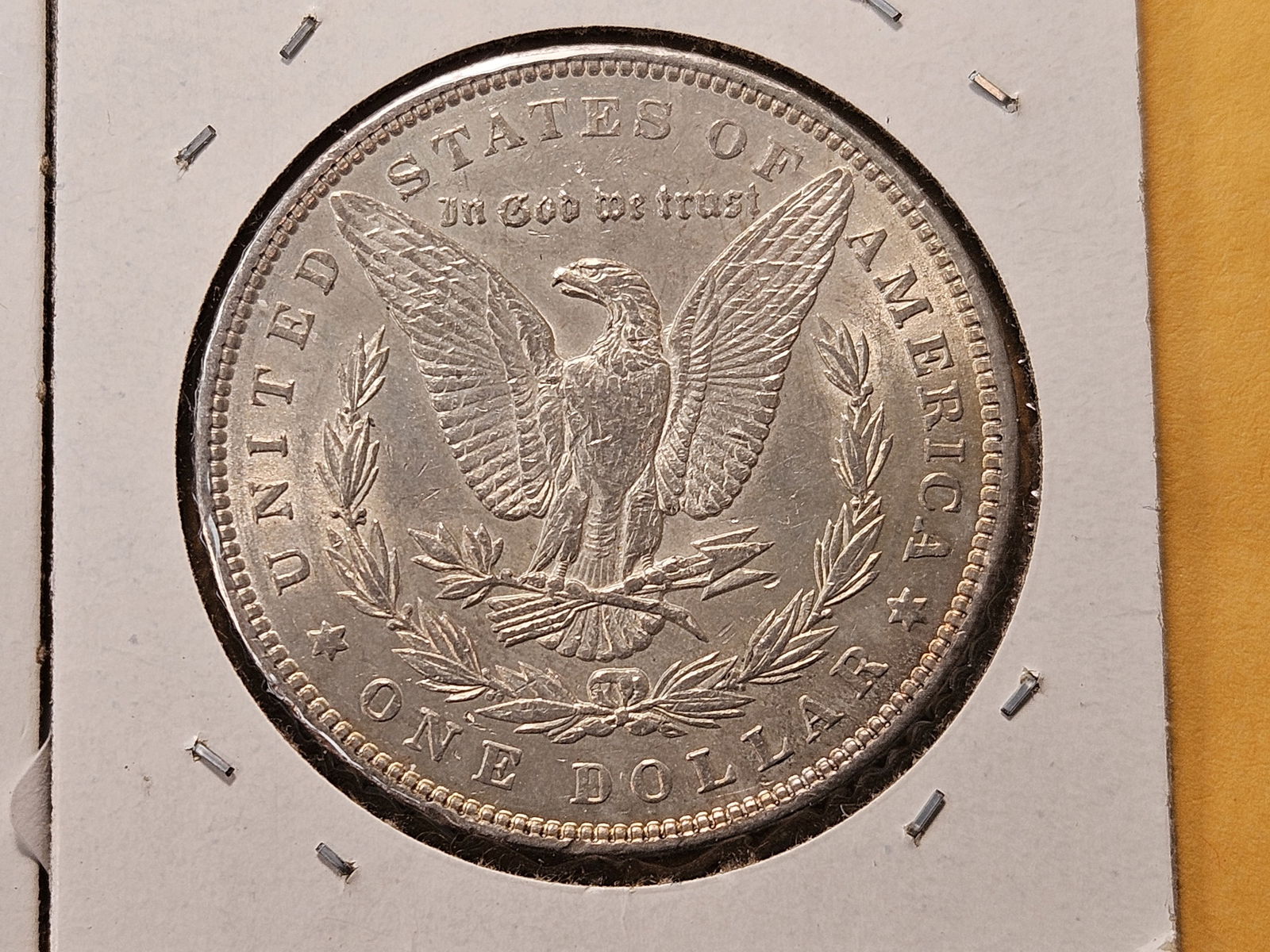 Two Brilliant About Uncirculated Morgan Silver Dollars - 6