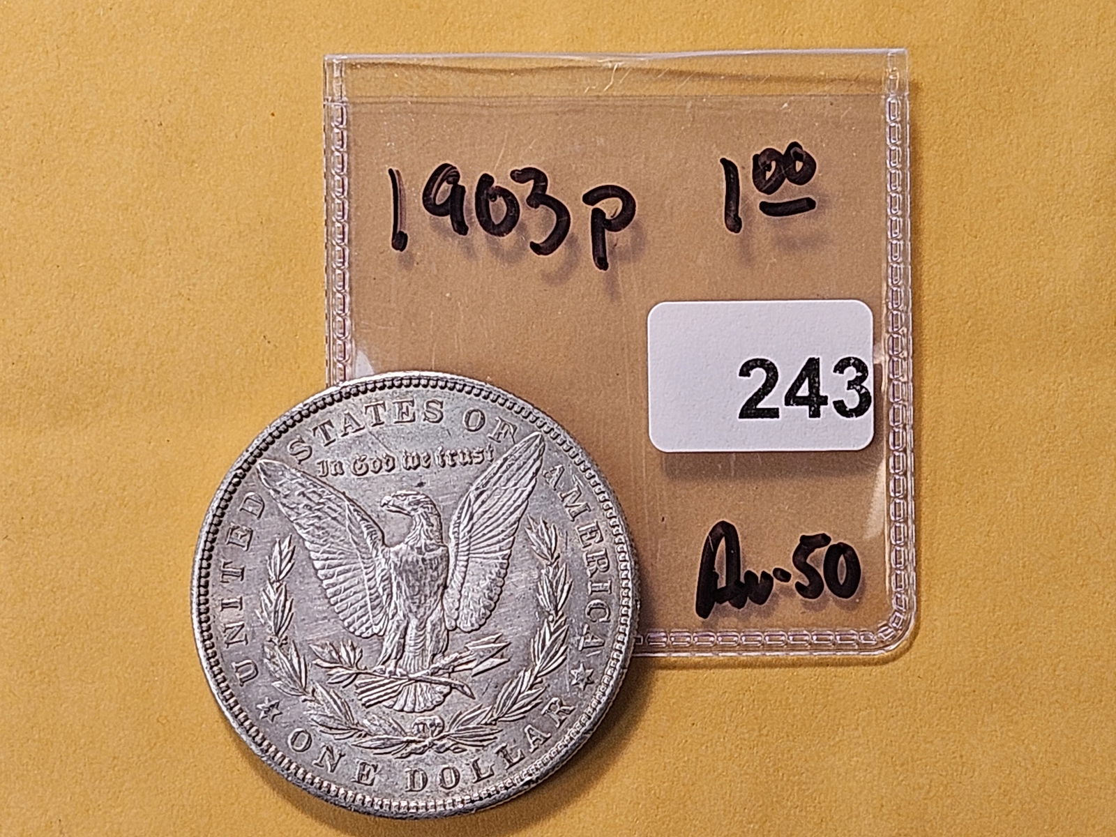 1903 Morgan Silver Dollar - 3