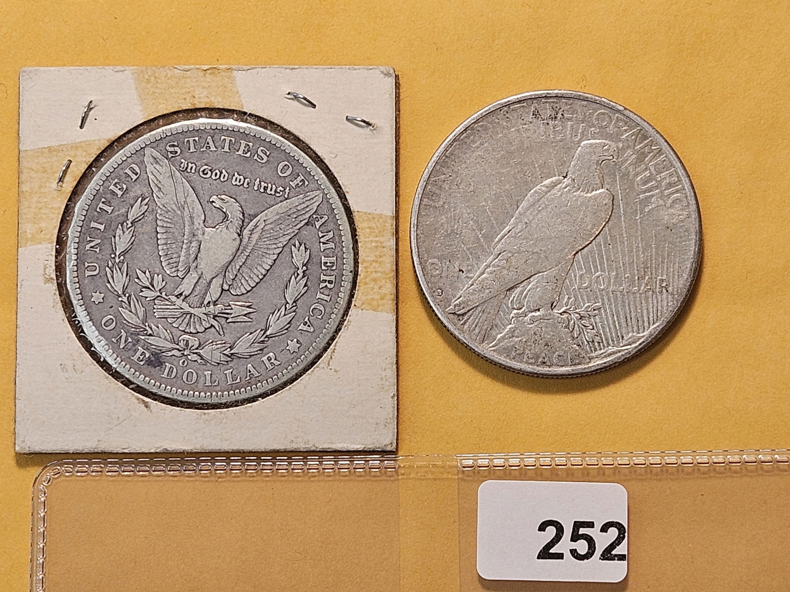 Two Little Better Date US Silver Dollars - 4