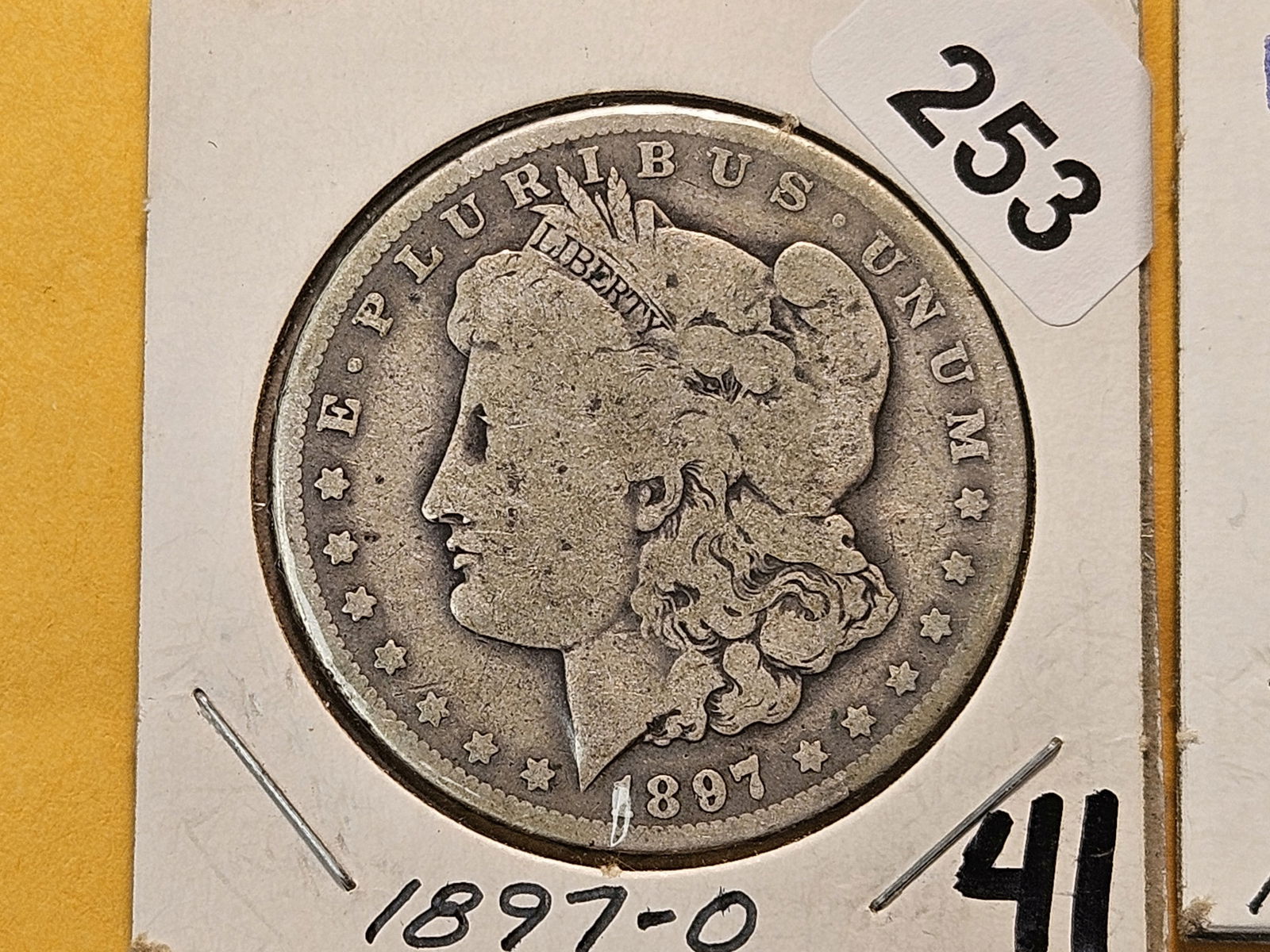 Five Circulated Morgan Silver Dollars - 2