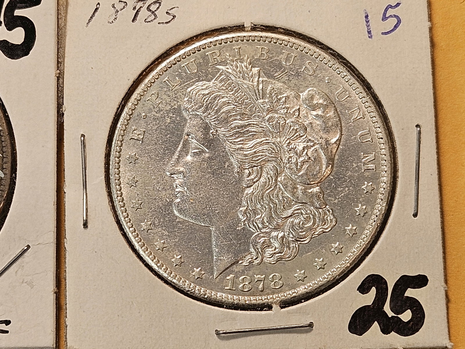 Five Circulated Morgan Silver Dollars - 4