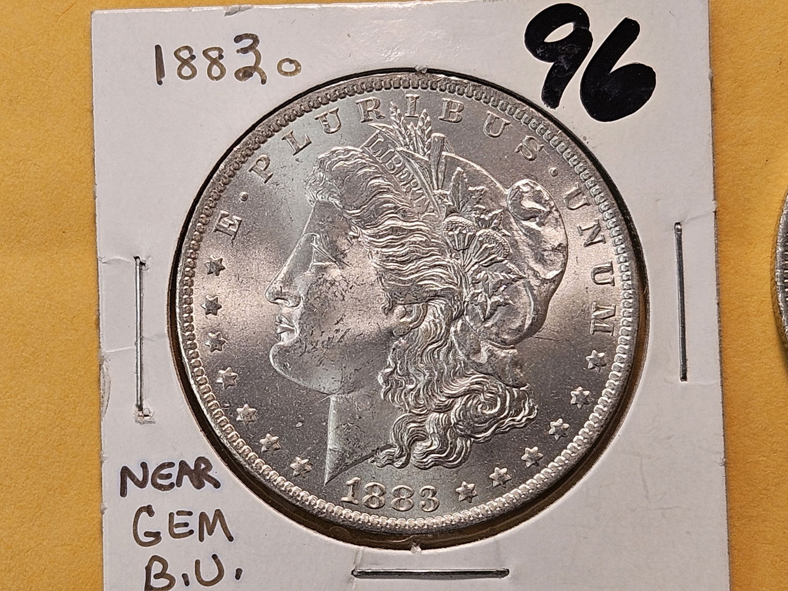 Two Brilliant About Uncirculated plus Morgan Silver Dollars - 2