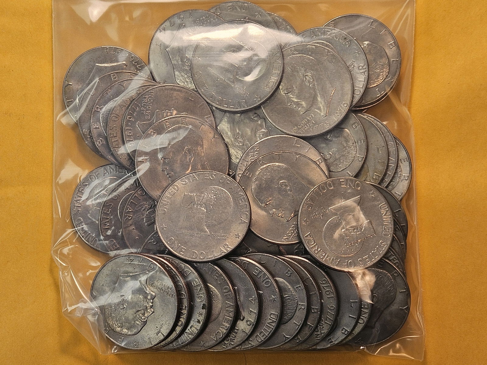 Fifty Clad Eisenhower Dollars - 3