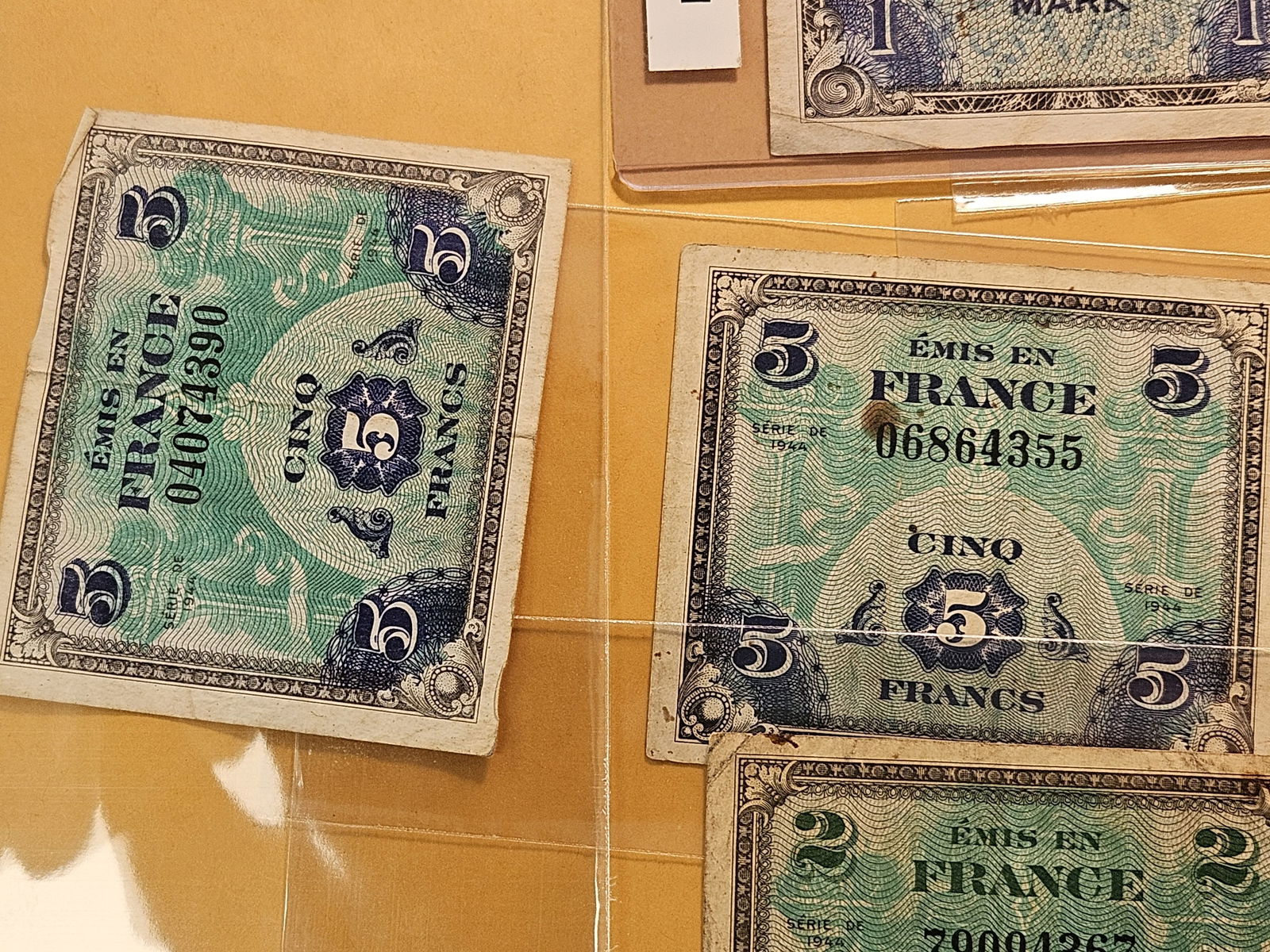 Seven Allied Currency Bank Notes - 3