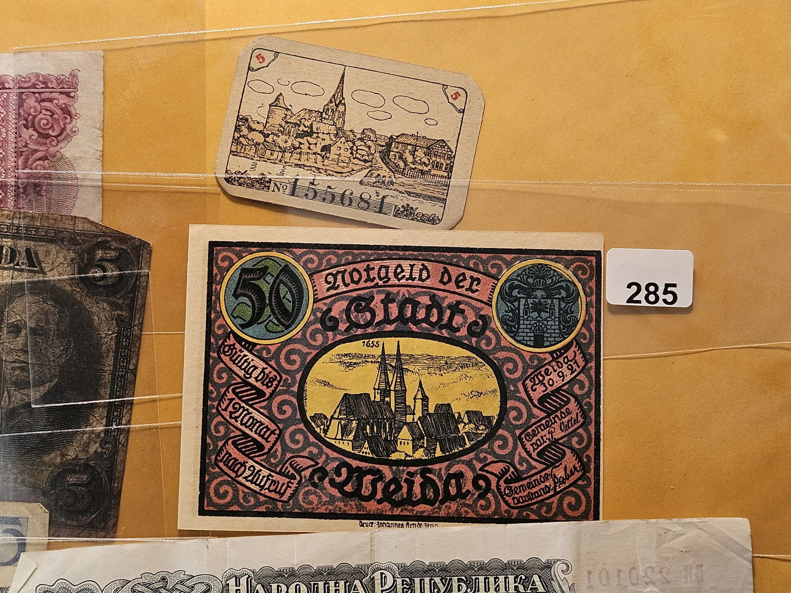 Ten Fun Mixed Foreign Notes - 2